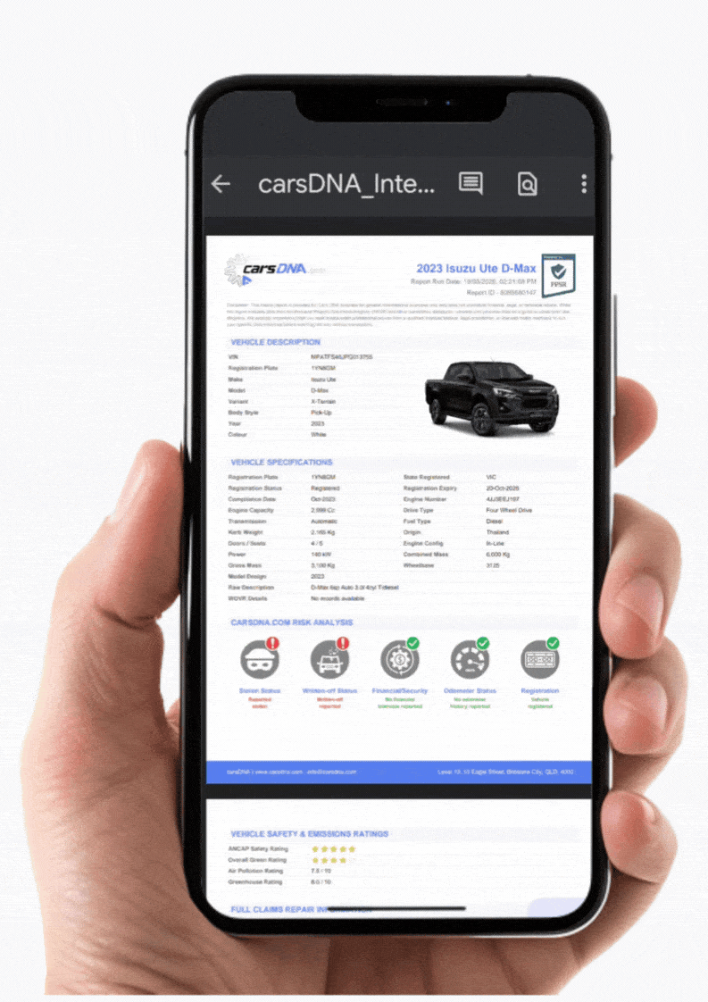 Know a Car's Past Before You Make It Yours.